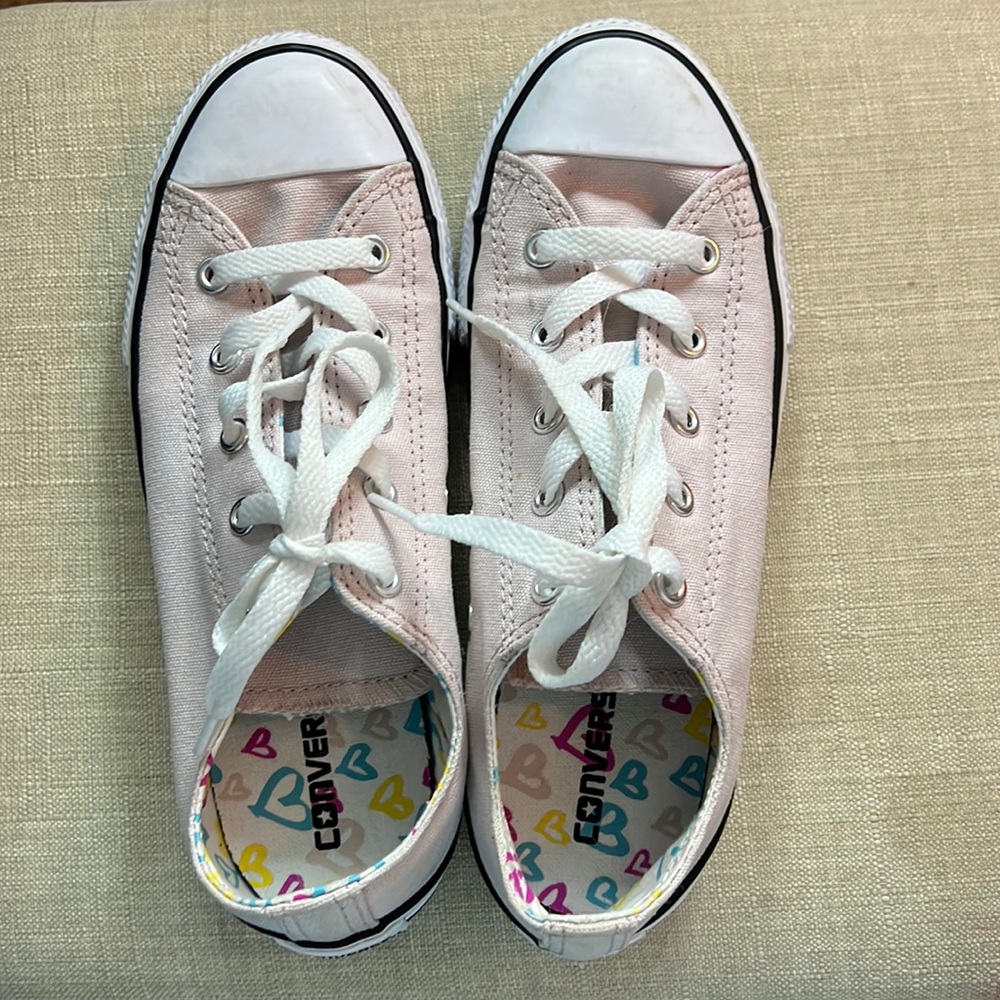 CONVERSE Kids Light pink/purple Low Top